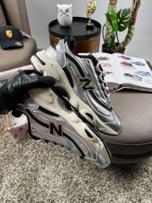 Мужские кроссовки New 1000 Silver Black Динаміка твого стилю весна / літо / осінь A4126 42 26,5