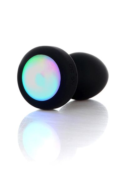 Анальная вибропробка - Silicone Black Plug Disco Flashlight sexstyle | Зображення 2