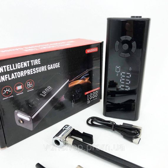 Автомобильный компрессор 12в, Компрессорный насос, Насос для автомобиля 12v автомобильный NQ-95 | Зображення 6