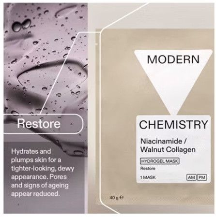 Маска для обличчя Modern Chemistry Restore Hydrogel Sleep Mask 40 g | Зображення 1