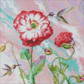 Алмазная мозаика "Легкий этюд" ©Ira Volkova Идейка AMO7459 40х40 см