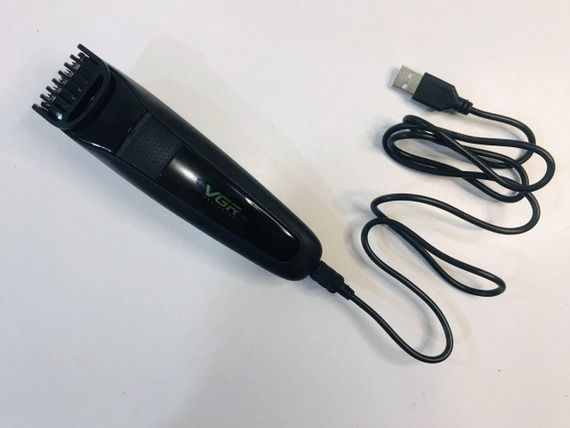 Аккумуляторный мужской триммер VGR V-015 для бороды усов и тела машинка для стрижки | Зображення 7