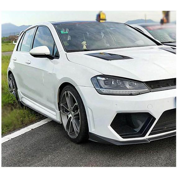 Боковые пороги (для Base HB 2012-2017, Карбон) для Volkswagen Golf 7/E-Golf | Зображення 2