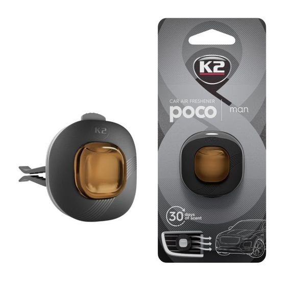 Ароматизатор для салону авто К2 Poco Чоловічий аромат 30 г (V352) | Зображення 2