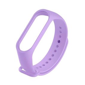 Ремешок Silicone Xiaomi Mi Band 7, силиконовый ремешок для фитнес браслета, ремешок для ми бенда light purple