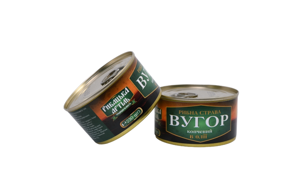 Угорь копченый в масле Рыбацкая Артель 230 г | Зображення 1