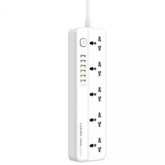 Мережевий подовжувач LDNIO SC5614 з 5 розетками та 6 USB-портами (34392-01_342) | Зображення 4