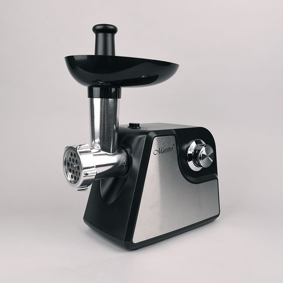 М'ясорубка електрична Maestro MR-853, 1000 Вт, з металевим шнеком і реверсом, для дому та кухні | Зображення 3