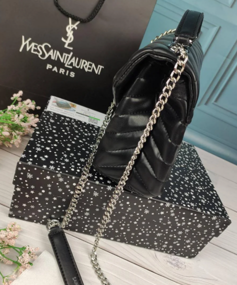Женская топовая сумка Yves Saint Laurent black | Зображення 3