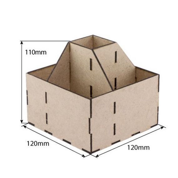 Заготовка для декорування "Органайзер для художніх та письмових приладдя" FDPO-033 | Зображення 2