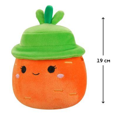 М&apos;яка іграшка Squishmallows Морквина Кароліна в капелюсі 19 см (SQER01214) | Зображення 1