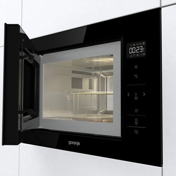 Встраиваемая микроволновая печь Gorenje BM251SG2BG 25 л черная | Зображення 6