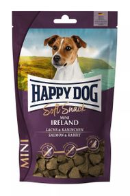 Ласощі для собак з лососем та кроликом для собак малих порід Happy Dog Soft Snack Mini Ireland, 100 гр