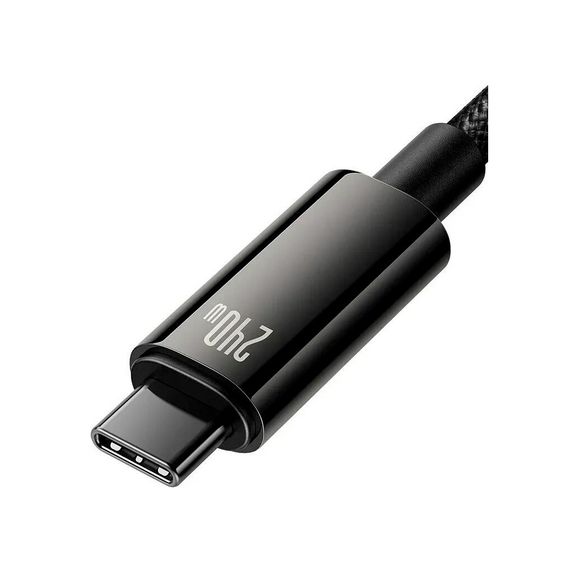 Дата кабель USB-C to USB-C 2.0m 240W Black Baseus (CAWJ040101) | Зображення 3