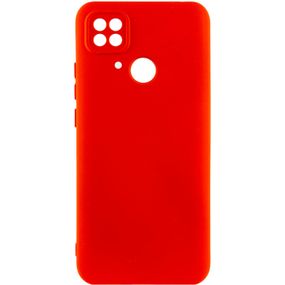 Чехол Silicone Cover Lakshmi Full Camera (A) для Xiaomi Poco C40 Красный / Red