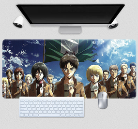 Ігрова поверхня для мишки з Аніме принтом "Атака Титанів / Attack on Titan" 800*300*3 мм 0646