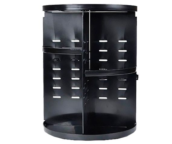 Органайзер для косметики що обертається 360° Rotation Cosmetic Organizer SX249 чорний пластиковий (lp-90122_378) | Зображення 4