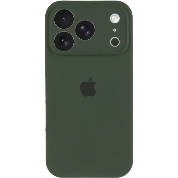 Чохол Silicone Case Full Camera Protective (AA) для Apple iPhone 17 Pro Max (6.9") Зелений / Cyprus Green | Зображення 1