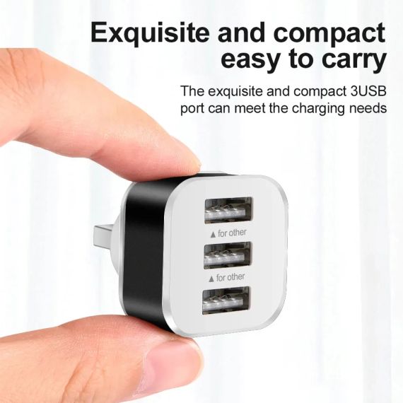 3-портовый USB-хаб 3.0 для ноутбука, ПК, авто | Зображення 5