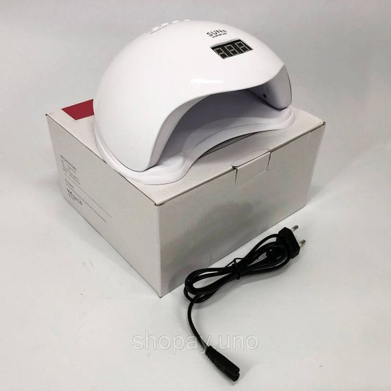 Led лампа для сушки гель-лаков Sun 5 nail lamp FD93-1, Сушилка для лака ногтей Лампы маникюрные MU-40 | Зображення 8