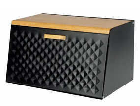 Хлібниця металева Bohmann BH-02-546 з дерев'яною кришкою