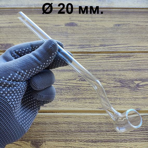 Стеклянная трубка Sherlock Tube Long Oil Clear