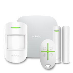 Комплект беспроводной сигнализации Ajax StarterKit 2 white (Hub