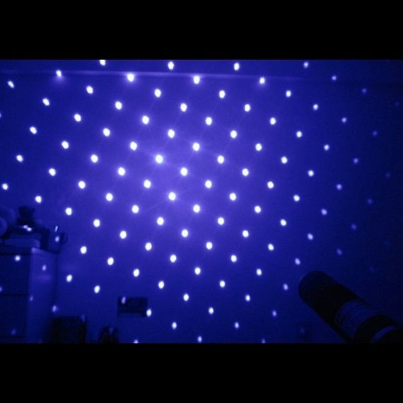 Лазерна указка (лазерний вказівник) 10000МВт синя з насадками Laser Blue YXB 008 | Зображення 5
