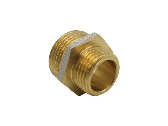 Ніпель 3/4"*1/2" ЗЗ нікель. з проточкою ASCO 1/200 | Зображення 2