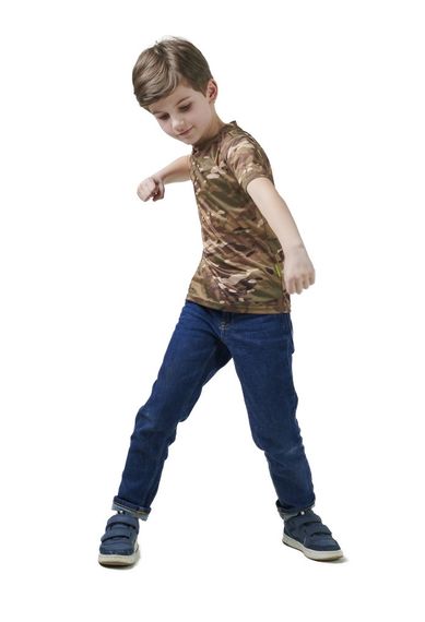 Футболка дитяча ARMY KIDS камуфляж Мультикам Air Touch | Зображення 5