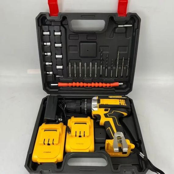 Шуруповерт Electric Drill AND з набором слюсарного інструменту, 24W, жовтий XPRO (47818-3930_706) | Зображення 2