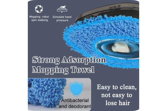 Моющий робот-пылесос INTELEGENT AUTOMATIC BRUSH MOPPER (22*22*6 см) Робот-пылесос для большого дома | Зображення 1