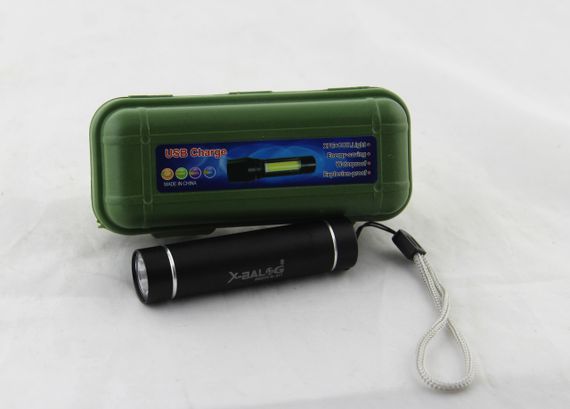 Фонарик ручной BL 517 COB usb micro charge (240) в уп. 60шт.