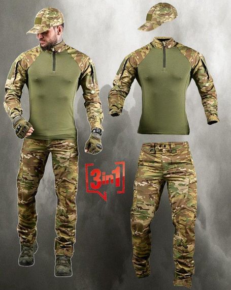 Літній тактичний костюм REZONANS мультикам ДЛ7085