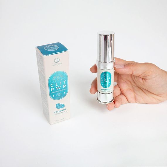 Рідкий вібратор CLIT PWR COCONUT CLITORAL BALM Sex Aura | Зображення 3