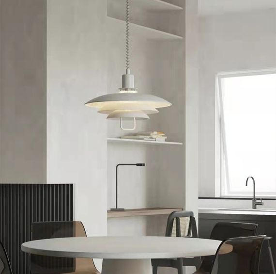 Люстра підвісна на 1 лампочку 27106 Білий 60-170х38х38 см.