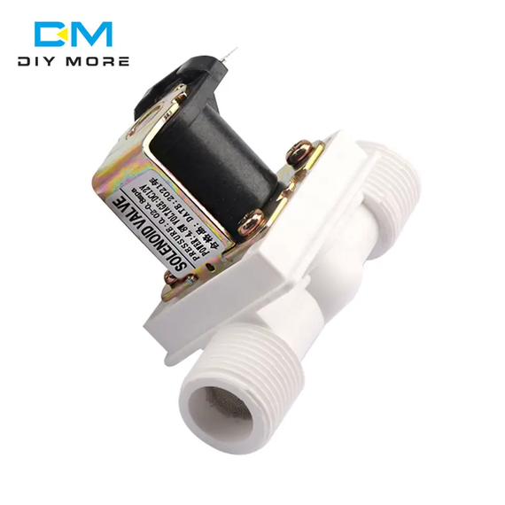 Клапан электромагнитный прямой нормально закрытый Diymore 1/2" 12В | Зображення 1