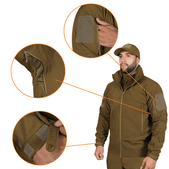 Куртка Phantom SoftShell Койот (7293), M | Зображення 4