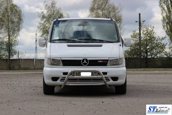 Кенгурятник WT022 (нерж.) для Mercedes Vito W638 1996-2003 гг | Зображення 2