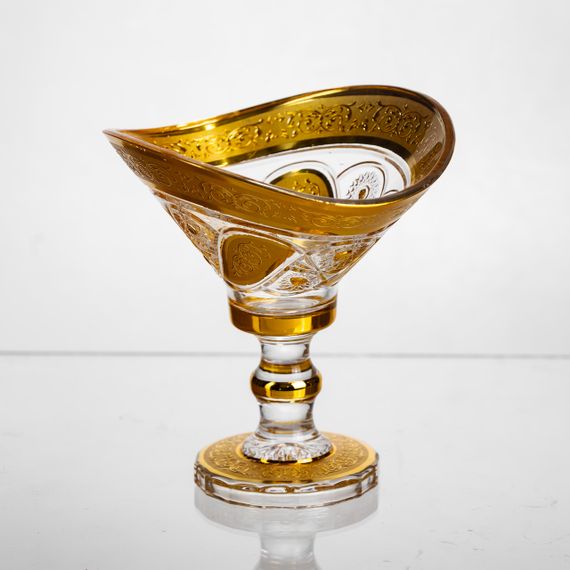 Цукерниця скляна Bogema Gold 15 см Yiwu HP-34-134 | Зображення 5
