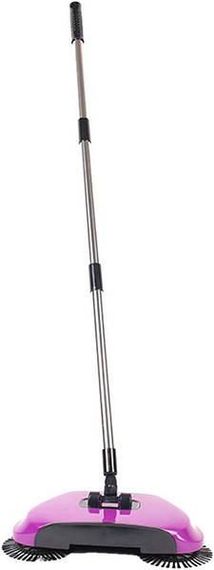 Механічна щітка-віник швабра для збирання Sweep drag all in one Rotat Фіолетова