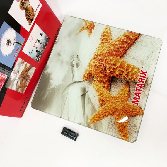 Ваги для підлоги MATARIX MX-452 180 кг, Ваги для вимірювання маси тіла, Електронні ваги зірки | Зображення 8