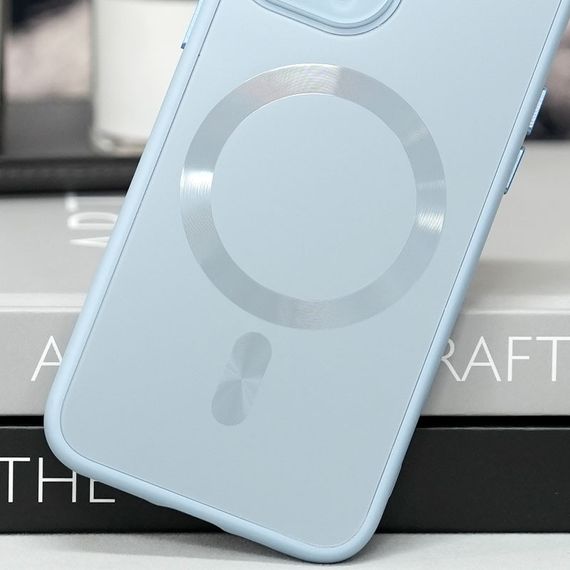 Чохол TPU+Glass Sapphire Midnight with MagSafe для Apple iPhone 14 (6.1") | Зображення 1