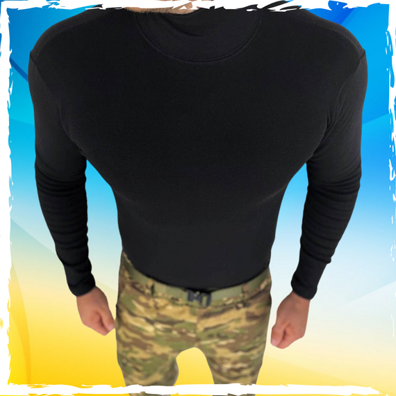 Гольф мужской черный. Термо гольф. Мужской гольф. 2XL | Зображення 1