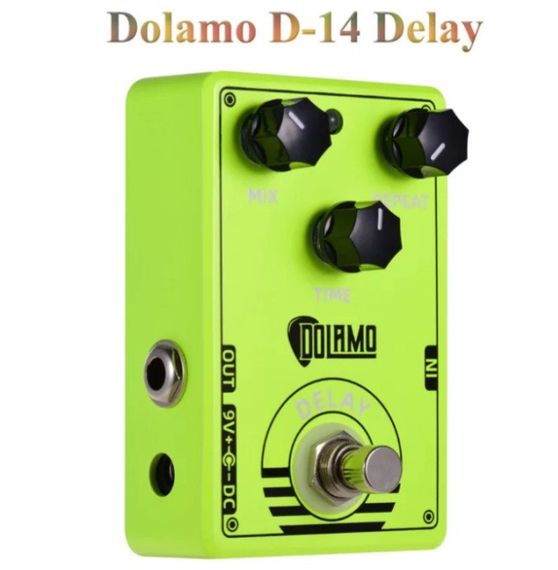 Гитарная педаль эффектов дилей DOLAMO D-14 Delay для электрогитары електрогитари гитари гитары | Зображення 1