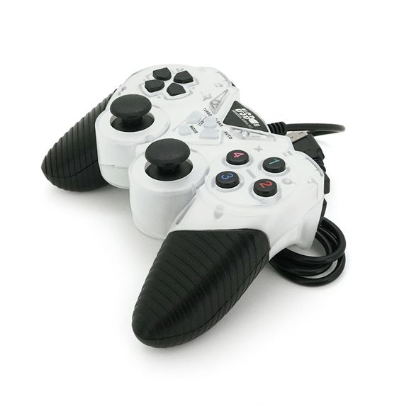 Геймпад для ПК USB-908 USB 2.0 Double Shock (White), Blister | Зображення 2