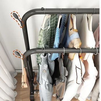 Двоярусна стійка-вішалка для одягу з колесами XPRO (47497-_856) | Зображення 6