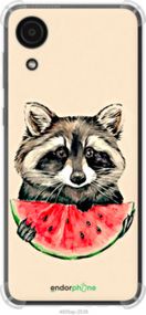 Чохол на Samsung Galaxy A03 Core A032F Єнотик з кавуном "4605sp-2539-2448"
