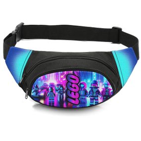 Сумка-бананка дитяча з принтом LEGO поясна сумка для хлопчика (4504)