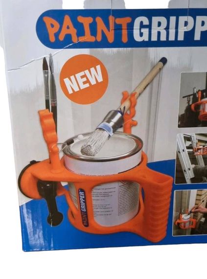 Удобный держатель для краски PaintGripper. Легко красить. Крепится к стеклу, металлу. | Зображення 1